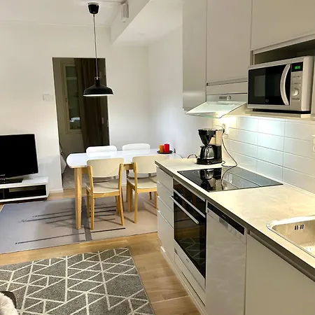 Moderni Viihtyisae Kaksio Jyvaeskylaessae Ilmaisella Pysaekoeintipaikalla *