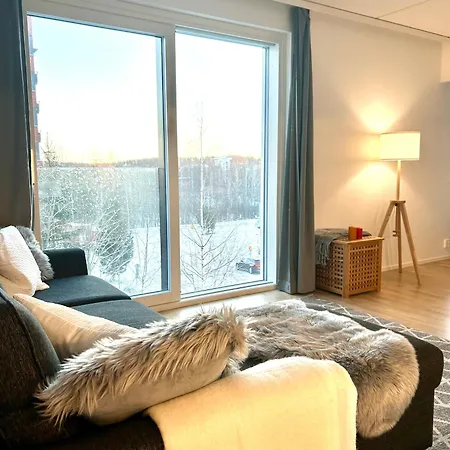 Moderni Viihtyisae Kaksio Jyvaeskylaessae Ilmaisella Pysaekoeintipaikalla * Jyväskylä